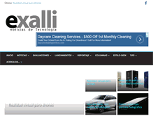 Tablet Screenshot of exalli.com